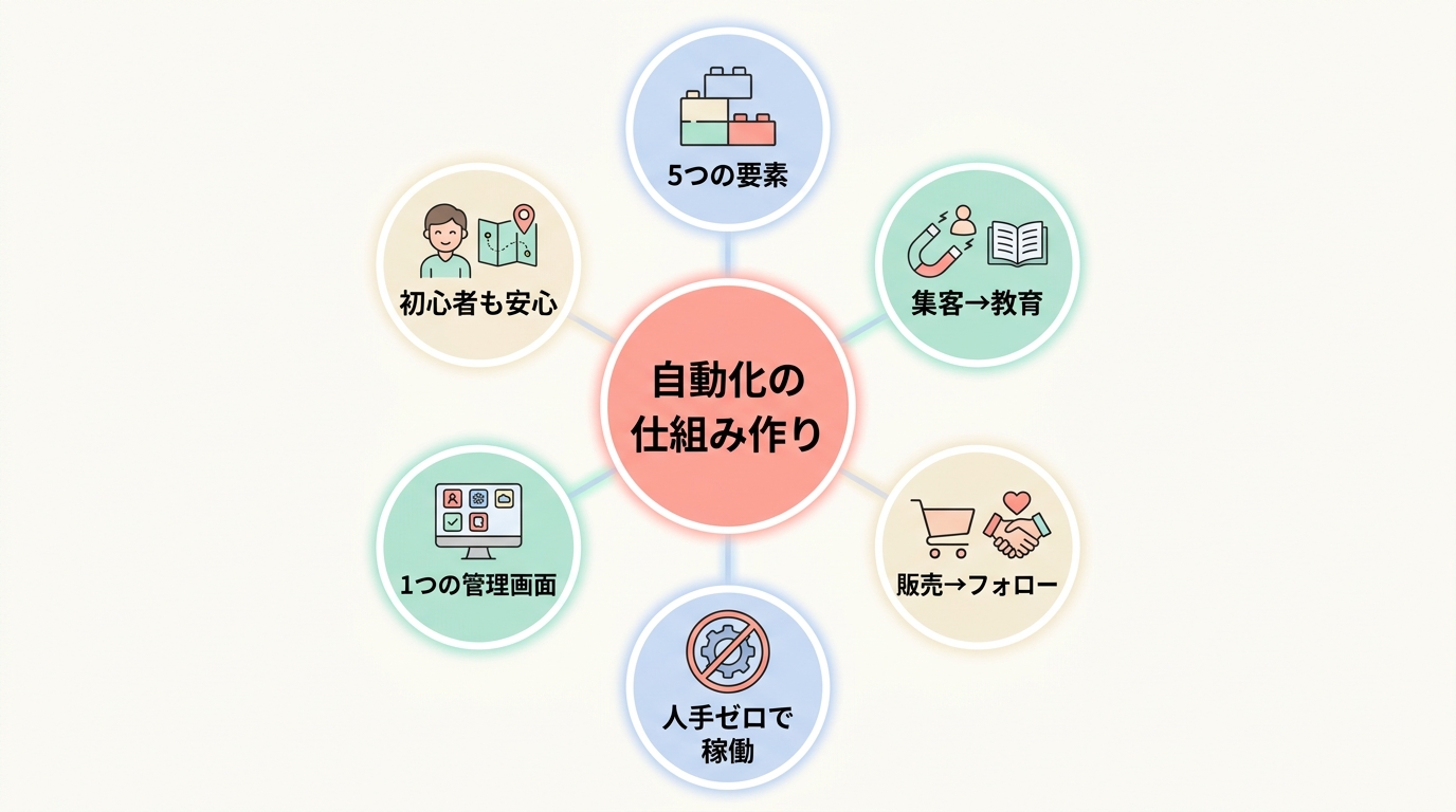 UTAGE構築とは【結論：5つの要素を順番に組み立てる作業】