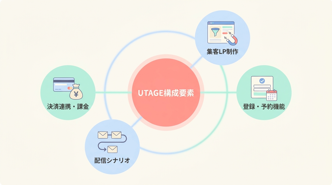 UTAGE構築で組み立てる5つの要素
