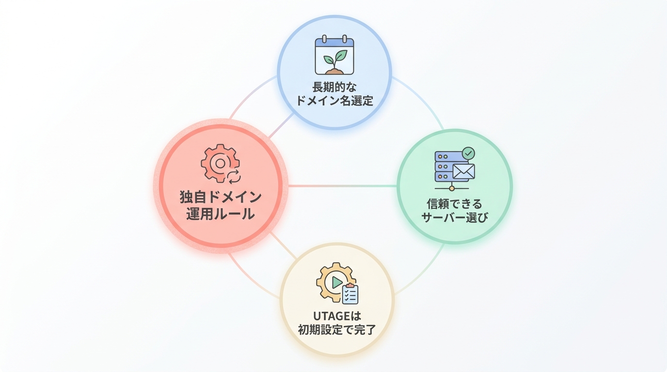 独自ドメイン運用で注意すべき3つのポイント