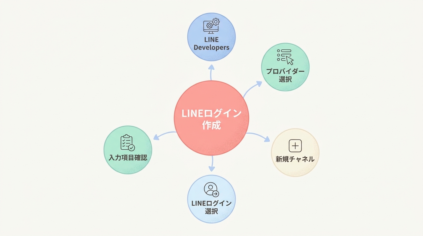 連携手順⑥｜LINEログインチャネル作成と公開