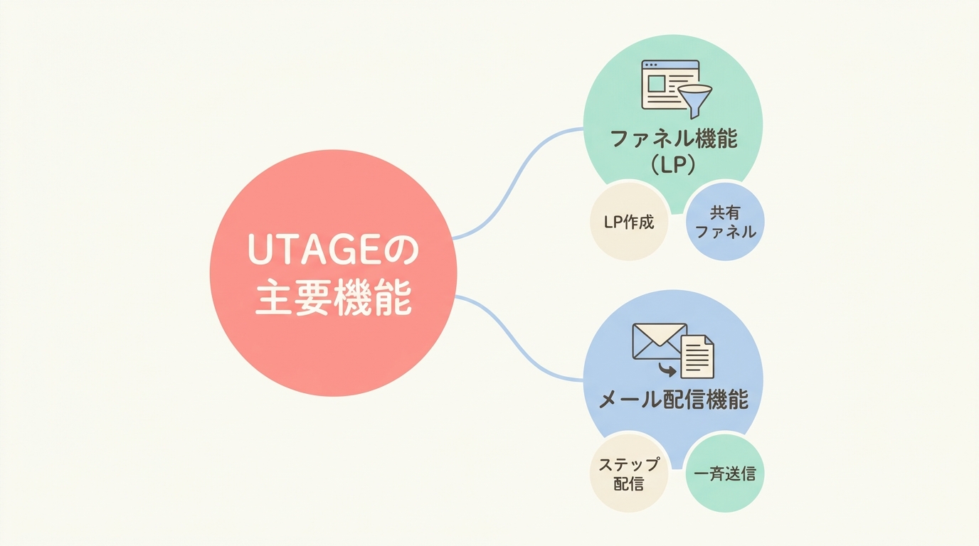 UTAGEで何ができる？主要9機能を公式マニュアル準拠で解説